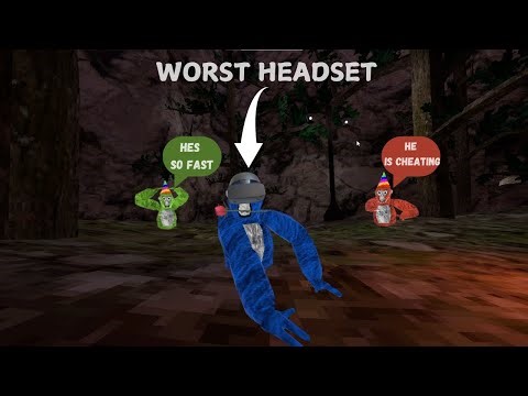 Running COMP Lobbies on THE WORST HEADSET (Gorilla Tag)