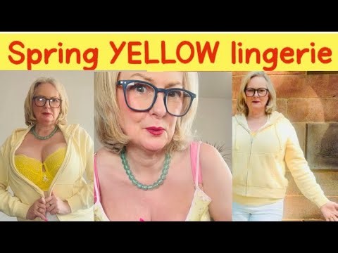 Spring YELLOW lingerie