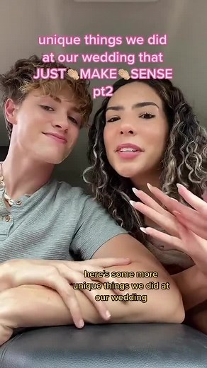 You won’t believe these details from the magical Tulum wedding of TikTok celebs Andrea & Lewis! Their wedding truly stood out with its unforgettable personal and unique details. From the two separate aisles that symbolize the couple's individual paths in life coming together, to the FêteFone audio guest book that captured heartfelt voicemails from loved ones, this wedding was full of personal touches that made it truly one-of-a-kind. And let's not forget about the stunning custom @rawile ring de