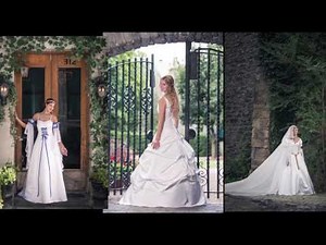 Shooting medieval wedding dresses in the old port of Montreal - ft. Dracolite