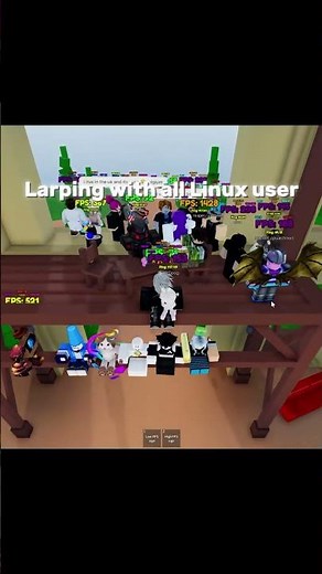 Roblox Flex Your Fps & Ping #linux #lurp #roblox