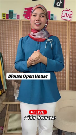Blouse ironless open house