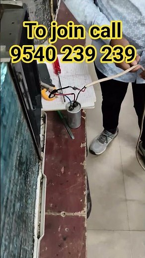 window AC wiring practical #india_technical_institute #ac_repairing_course call 9540-239-239