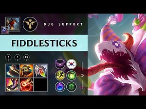 Fiddlesticks Support vs Blitzcrank - KR Master Patch 25.24