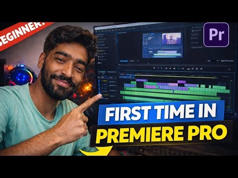 First Time Using Adobe Premiere Pro 😱 | Beginner Basic Edit | HINDI