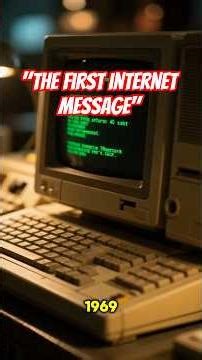 The First Message Ever Sent on the Internet. #facts #americanhistory #history