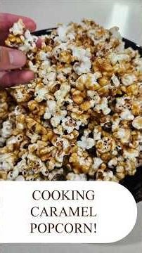 How To Cook Caramel Popcorn! 🍿 #popcorn #caramelpopcorn #dessert #sweettreat #cooking #yummy