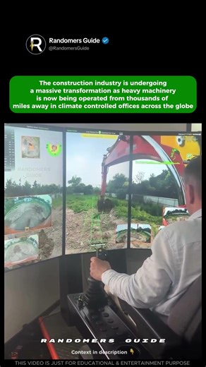 Remote Control Excavators Are Changing The Future Of Construction Forever #robotics #ai
