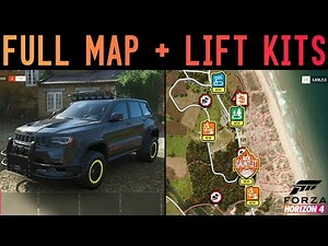 Forza Horizon 4 - FULL MAP AND NEW LIFT KITS + Hovercraft Showcase Race!!