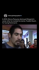 In 2010, Antonio Margarito faced backlash after mocking Freddie Roach’s Parkinson’s disease in a viral video. Days later, Manny Pacquiao dominated Margarito in a brutal fight, winning by unanimous decision. Margarito suffered severe injuries, including a fractured orbital bone, requiring surgery. The defeat, combined with public criticism, marked the decline of his career. He retired after only two more fights, ending his boxing journey in 2017. | History In Pictures