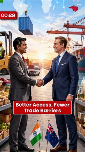 INDIA & NEW ZEALAND'S ₹35,000 CRORE TRADE PLAN EXPLAINED!! #information