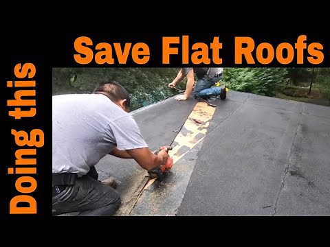 Save any Flat Roof by doing this