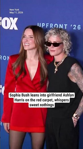 Sophia Bush leans into girlfriend Ashlyn Harris on the red carpet, whispers sweet nothings