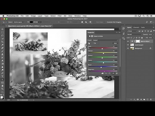 How to work with adjustment layers in photoshop 2022