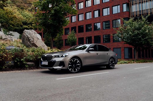 2024 BMW 5 Series Shows Its Design in Oxide Grey