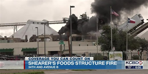 Shearer's Foods structure fire