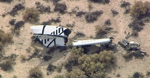 Virgin Galactic Spaceship ‘SpaceShipTwo’ Crashes During Flight Test