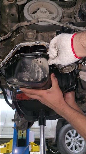 Toyota Avalon Engine oil chamber leakage #automobile