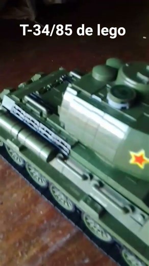 mostrando mí T-34/85 de lego