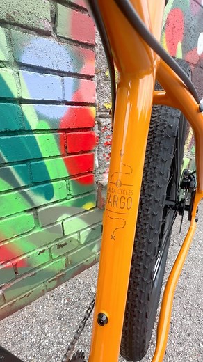 Flat Tire Co. on Instagram: "Salsa Fargo is here! Fargo is a versatile steel bike with drop bars and mountain bike features. It’s designed for adventures ranging from rugged gravel rides to long, self-supported bikepacking trips. Come and take a rip. #ftbikes #salsafargo #fargo"