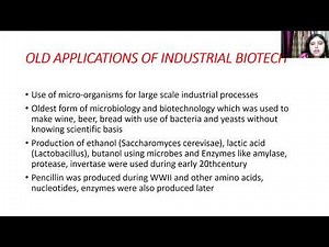 Introduction to Industrial Biotechnology