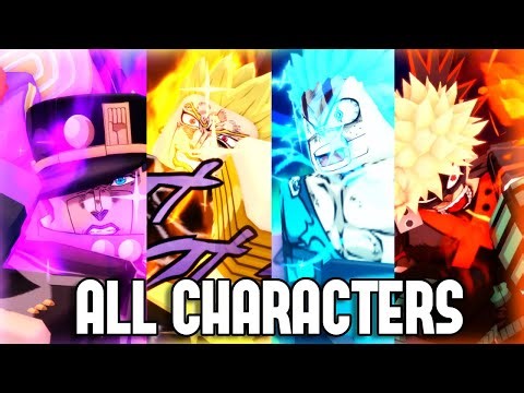 I used all of the characters from JBA and MHA in Shonen Unleashed