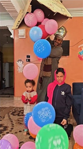 baba and balloon 💭🥳😄