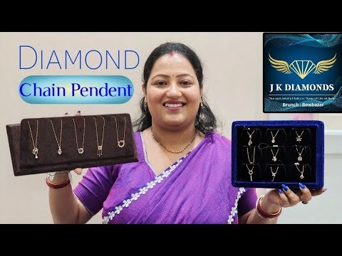 Stunning Diamond Chain Pendant Designs 2025|| Latest Diamond Pendant Designs || New Diamond Pendants