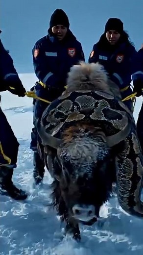 Big Python Attacked Bisan and Rescued by Team