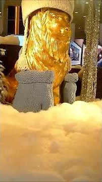 Have you seen the Iconic Golden Lion Statue at the MGM Grand?