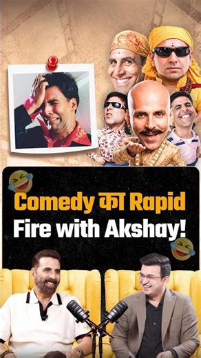 Akshay Kumar's non-stop comedy rapid fire 🤣 | Shubhankar Mishra