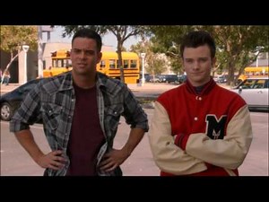 Glee - Puck asks Kurt for Finn's jacket 5x03