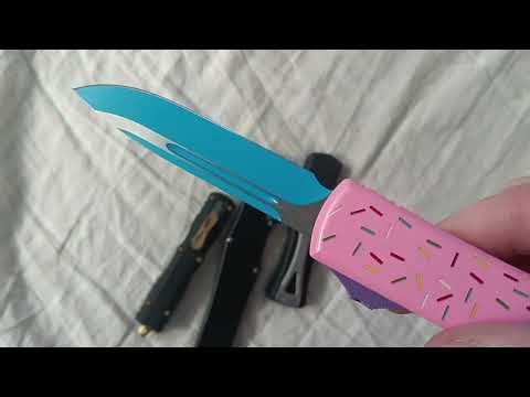 Fooh Knife Studio AliExpress OTF knives Microtech 99% accurate clones, Ultratech Hera Dirac Halo VI
