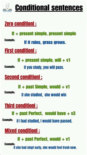 conditional sentences.