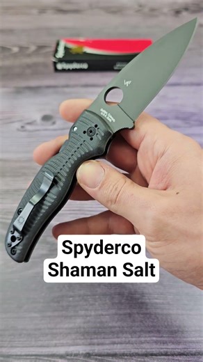 Spyderco Shaman Salt #knife #edcknife #spyderco