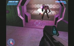 halo1第六关传奇 不开枪 滴血二死通关