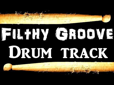 Filthy Groove - Rock Drum Track - 80 BPM - Drum Beats for Bass Guitar, Instrumental Beat 🥁 400