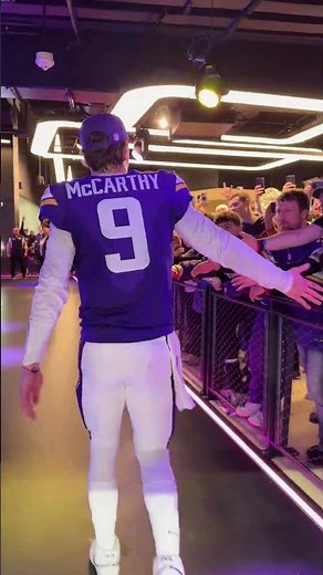 J.J. McCarthy after Vikings Win over Commanders 🙌