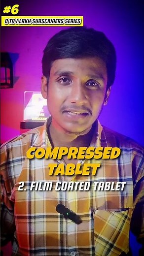 Compressed Tablets Explained | Plain, Film Coated, Sugar Coated & Enteric Coated Tablets #shorts