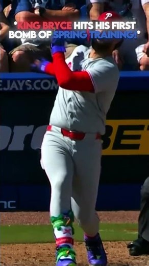 King Bryce hits his first hr of the spring!