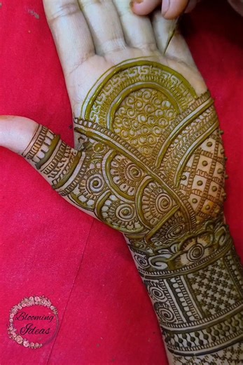 1.2M views · 29K reactions | Gorgeous bridal mehndi design #henna #mehndi #hennadesign #mehndidesign #art #mehndiart #hennaart #bloomingideas #mehndiartist #hennaartist #bridalmehndi #bridalhenna #gorgeoushenna #gorgeousmehndi #latestmehndi #latesthenna #indoarabicmehndi #arabicmehndi #arabichenna #uniquehenna #uniquemehndi #fronthandmehndi #fullhandmehndi #weddingmehndi #floralmehndi #floralhenna #facebookmehndi #mehndivideos #mehndilover | Blooming ideas | Facebook