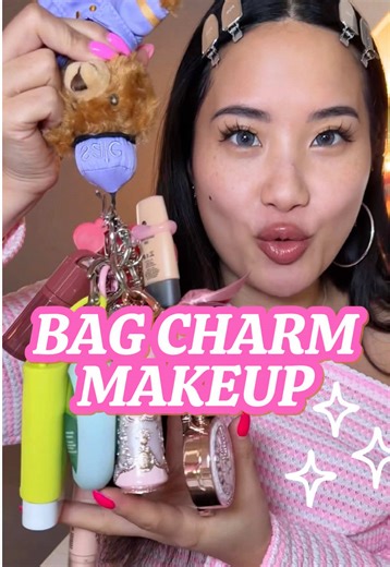 Full Face Makeup Inspiration with Bag Charms Sound