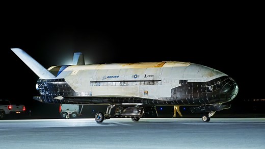 Secretive US Space Force X-37B space plane 'breaks new ground' with return to Earth after 434 days in orbit (photos)