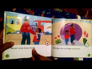 Road safety book read out
