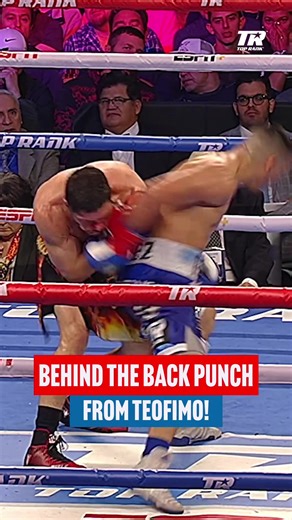 Teofimo Lopez's Amazing Behind-the-Back Punch