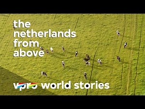 Dutch free range farming - The Netherlands from above