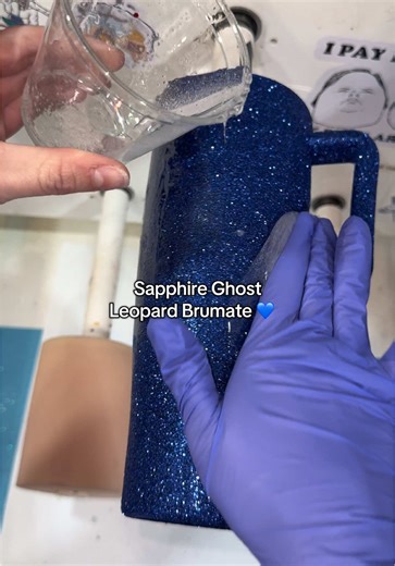 Leopard Print 40oz Tumbler Creation Process