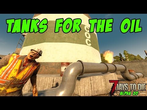 Easy Oil Shale from City POI's (7 Days to Die: Alpha 20)