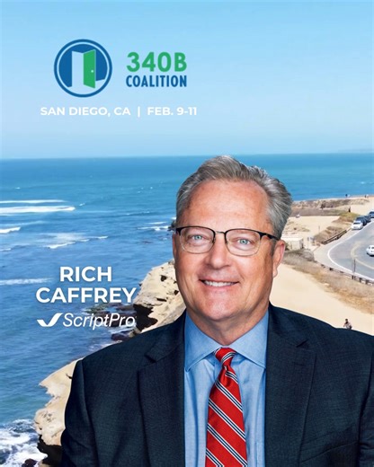 ScriptPro on Instagram: "Managing a 340B program shouldn’t mean more manual work, more uncertainty, or more audit stress. If you’re attending the 340B Coalition Winter Conference, stop by Booth #617 to see how ScriptPro helps pharmacy teams regain time, confidence, and control—so they can focus on patients, not processes. 📍 February 9–11 | San Diego, CA 👋 Booth #617 Because the goal of 340B isn’t just compliance, it’s sustainability, efficiency, and better patient care."