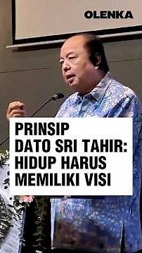 Dato Sri Tahir Berpedoman Visi